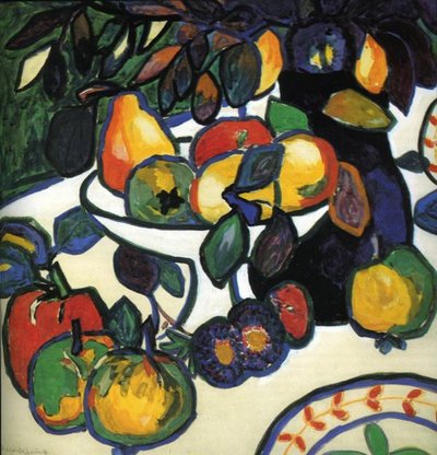 Still Life of Fruits by Kazimir Severinovich Malevich
